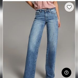 BKE Light Blue Flare & Wide Leg Jeans